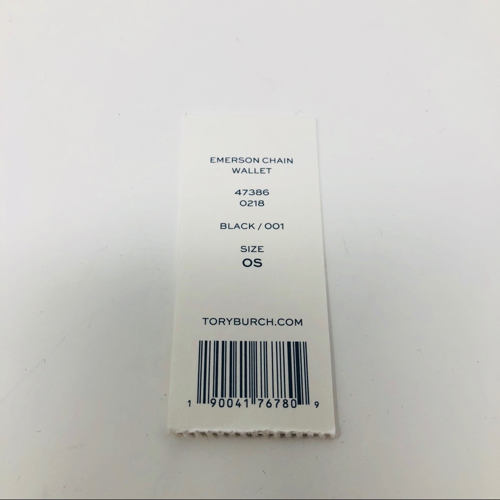 TORY BURCH BLACK WALLET ON CHAIN - Picture 7 of 8